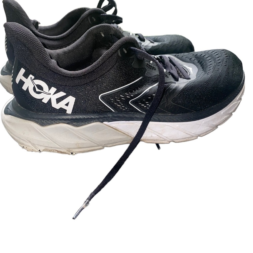 HOKA One One Womens Arahi 5 Black Running sneaker Shoes Size 8.5 (Wide)